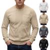 Splicing Round Neck Men's Casual Hoodie