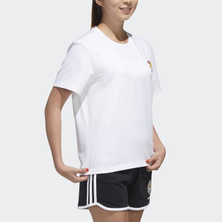 adidas Neo Gudetama Collaboration Sport Футболка с коротким рукавом Женские топы Белые GL7231