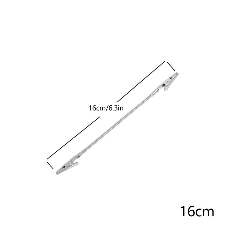 Portable Mosquito Coil Clip Double-Headed Alligator Clip Mosquito Coil Extra Long Metal Thread Coil Holder Clip Stainless Steel