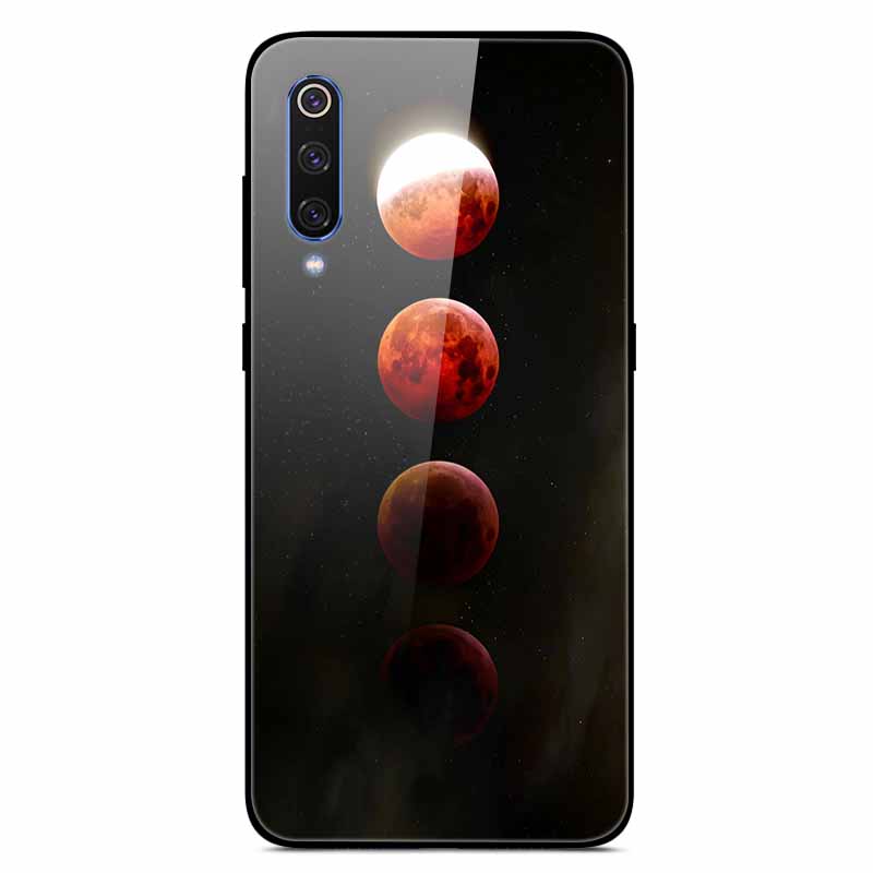Чехлы для Xiaomi Mi A3 Роскошные Чехлы для Телефона из Закаленного Стекла Космические для Xiaomi MI 9 Lite Чехол 9lite MiA3 Жесткий Защитный Задний Корпус