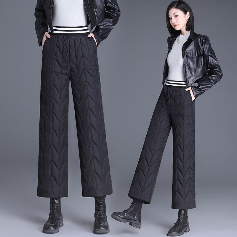 Fashionable and Cozy Wide-Legged Pants for Women, Perfect for Winter