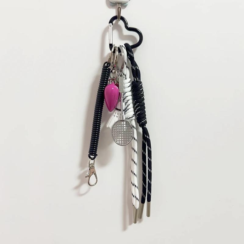 Yogodlns Модный цветной альпинистский канат сумка-подвеска мультфильм бадминтон кулон сумка кулон вечеринка подарки