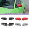 ABS Rearview Mirror Decoration Cover Sticker Trim For Ford Mustang 2009-2013 Car Exterior Accessories