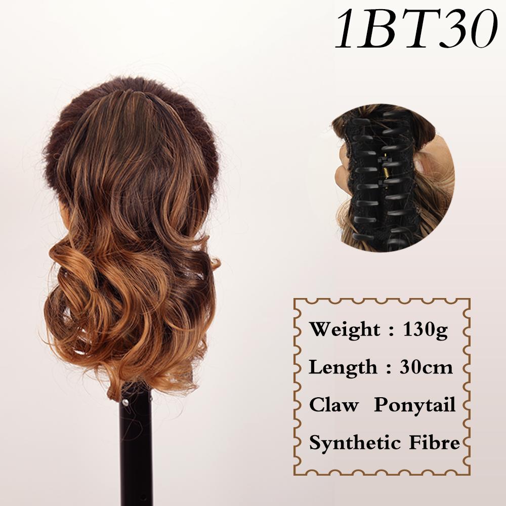 MISS WIG Синтетический хвост с короткими волнами, наращивание волос, светлый хвост для женщин, повседневная вечеринка