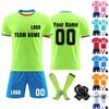 Personalised Shirts Kit Mens Girls With Name Number Custom Football Jerseys For Boys Training Suit