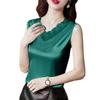 Women Solid Lace Tank Top Lady Extra Soft Elastic Sleeveless Pullover