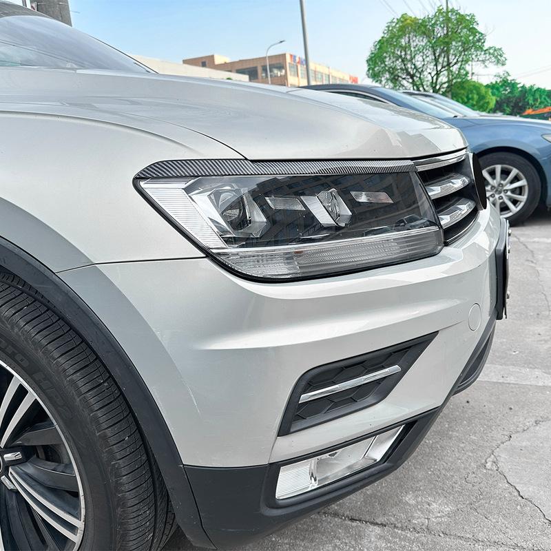 Для Volkswagen VW Tiguan MK2 2017- Накладки на фары, ресницы, накладки на фары, ресницы, аксессуары для внешней модификации