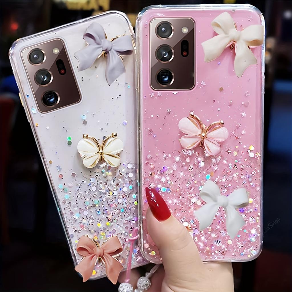 100 шт. Бантики для ногтей, гипоаллергенные 3D акриловые аксессуары для нейл-арта, милые бабочки, бантики со стразами и блестками, шармы для нейл-арта