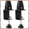 2025 Trend 2 Pcs Office Desk Divider Clamp Privacy Screen Clip Holder Bracket Screen Baffle Clamp Partition For Table Clamp