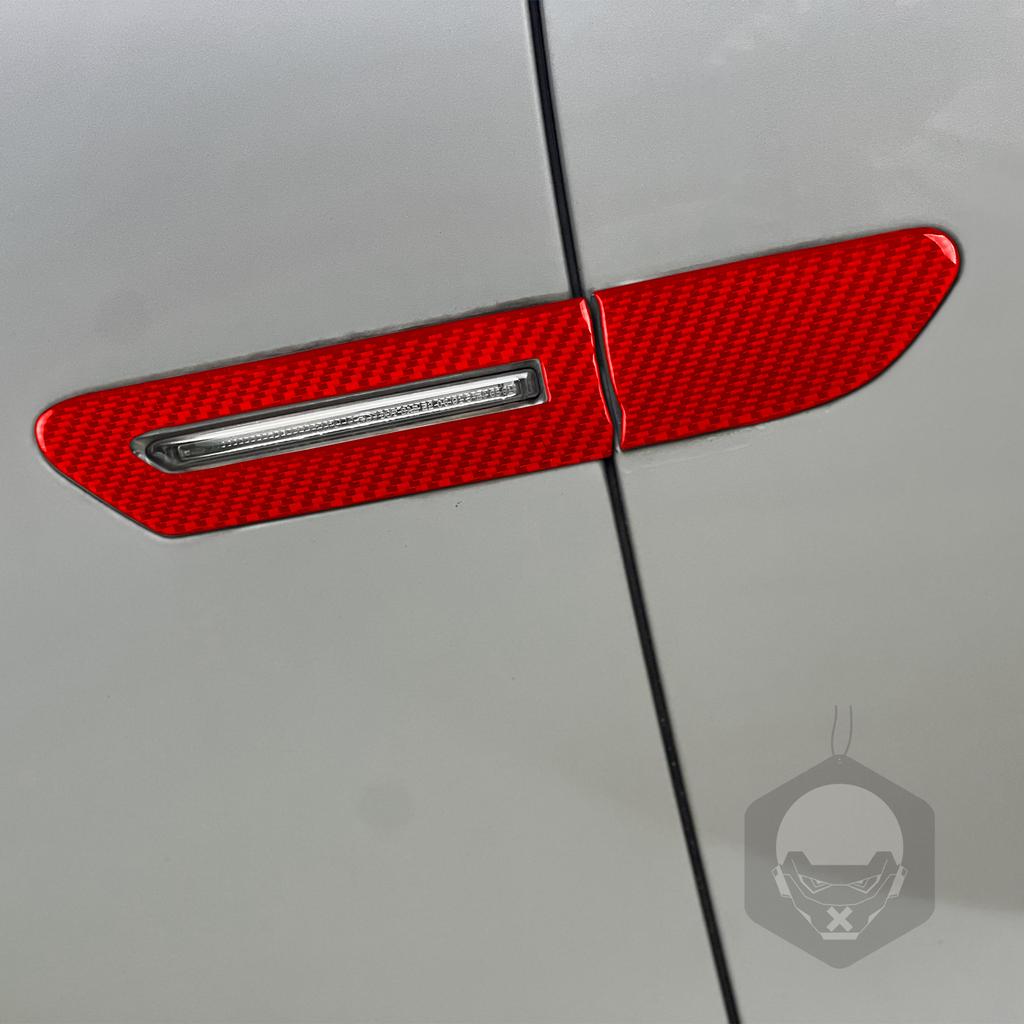 Для BMW 7 серии F01 2009-2014 Аксессуары для автомобиля Карбоновый экстерьер Wind Knife Light Trim Наклейка