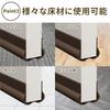 Letics Under Door Gap Seal, Soundproof, Draft Prevention Tape, Draft and Insect Repellent Guard (Brown)