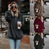 Tooxika New Autumn And Winter Long-sleeved Hooded Solid Color Women's Sweater