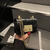 Нишевая модная мини-сумка на цепочке весенняя простая иностранный стиль маленькая квадратная сумка конфетный цвет сумка-мессенджер