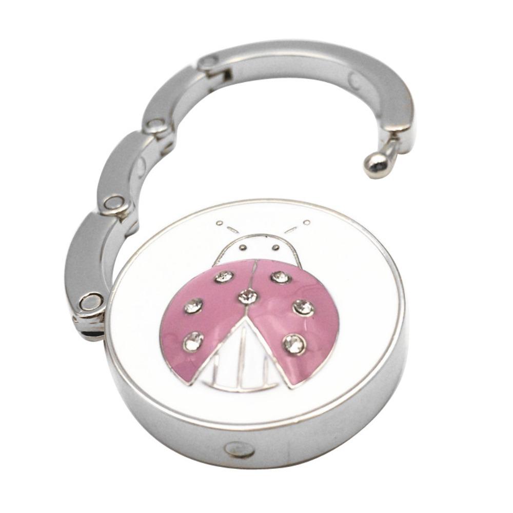 Portable Butterfly Pattern Table Hanger Desk Hooks Bag Holder Handbag Hanger Purse Hook Folding