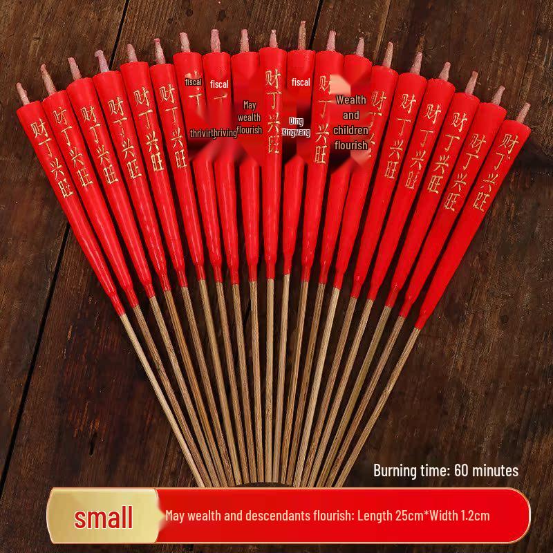 Бамбуковые шпажки и красные свечи: Долгогорящие благовония для подношения Будде и Бодхисаттве