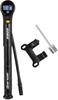 GORIX Portable Pump Bicycle Inflator High Pressure 320pis with Digital Gauge Air Pressure Gauge Compatible with Presta and American Types Ball Needle