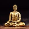 Brass Dainichi Buddha Statue Ornaments Buddha Desktop Attracting Wealth and Treasures Creative Furnishings Crafts
