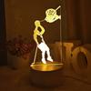 3D Creative Basketball Sports Night Light, Bedroom Living Room Decoration, Desktop Decoration Light