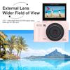 WiFi 75MP Vlog Camera Multifunctional Lightweight 18X Digital Zoom Autofocus Video Camera 180 Degree  Screen for Outdoor