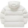 FILA Fusion Fashion Long Loose Warm Hooded Down Jacket Women outerwear White T11W345910F-WT