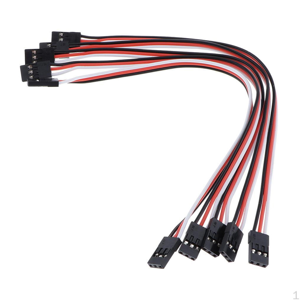 Servo Motor Steering Extension Cable Wires Connect Metal 300mm