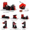 Mini Lathe Machine Multi-functional Metal Wood Plastic Lathe Jigsaw Grinder Driller Milling Drilling Sanding Tool 8-in-1