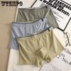 Men's Cotton Underwear Breathable Loose Square Underwear Striped Plus Size Flat Corner Shorts