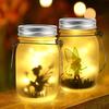 Solar Fairy Butterfly String Lights Garden Fairy Lanterns Gift for Birthday Outdoor Night Lights LED Waterproof Mason Jar Lights