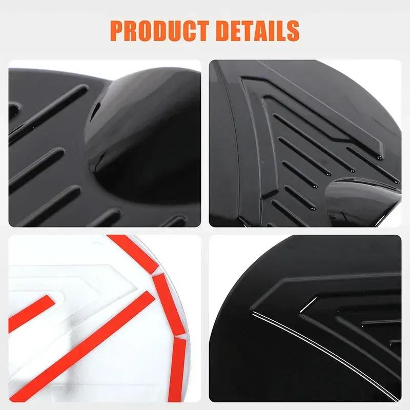 For 2024-2025 Toyota Tacoma ABS Carbon Fiber Car Fuel Tank Cap Cover Trim Sticker Car Accessories
