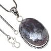 Pendant Designer Jasper Gemstone Valentine'Day Gifted Silver Jewelry 2.25"