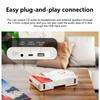 NEW Portable Retro CD Player 4000mAh Bluetooth Hi-Fi Sound Speakers Wall Mountable & Desktop CD Music Player with Remote Control
