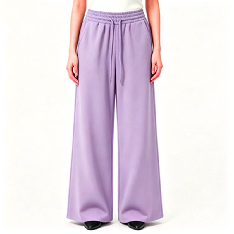 Women's pants fashion casual sweatpants versatile sweatpants wide-leg pants fleece loose trousers women