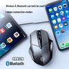 Беспроводная Bluetooth-мышь Inphic F1S, перезаряжаемая, три режима, бесшумная, для офиса и игр