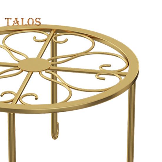 1/3 Pcs Flowerpot Stand Hollow Out Stable Anti-skid Max Load Bearing Wide Platform Metal Plant Holder Round Flower Pot Support Outdoor Balcony Garden