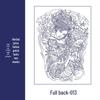 Waterproof Men's Herbal Tattoo Stickers: Full & Half Back, Long-Lasting, Large Floral Designs for Chest & Arm.
