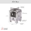 Микро-печь Bushbox EDC, Титановая микро-плитка, Костровище, Портативная плита
