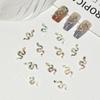 50 Pcs Mini Snake Nail Art Accessories Flatback Snake Nail Stickers DIY Nail Art Decoration  Women