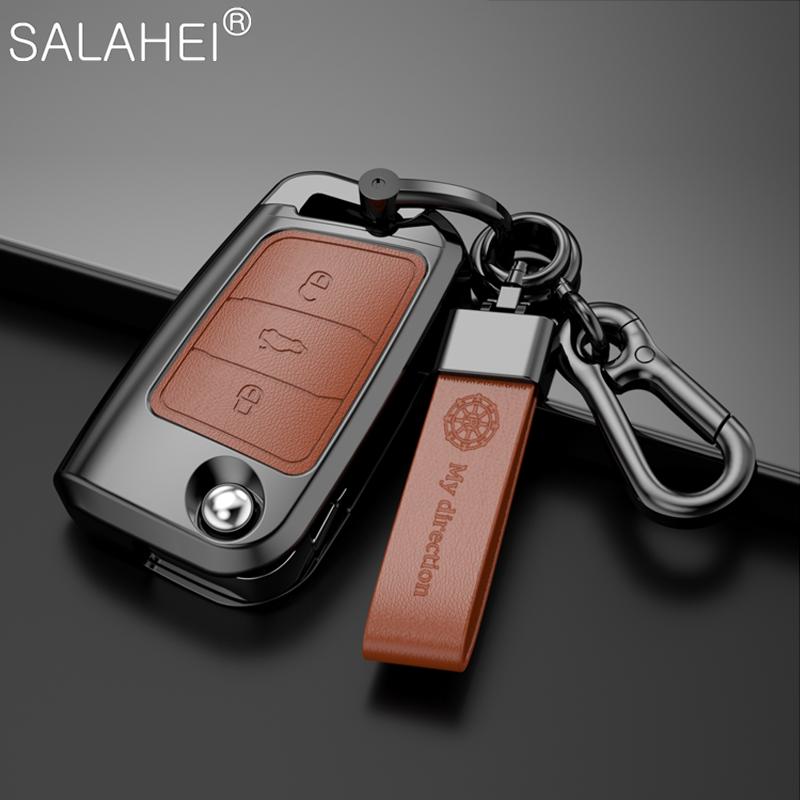 Чехол для автомобильного ключа для Volkswagen Bora Polo Tiguan Jetta Passat Golf 7 MK7 Tiguan MK2 для Skoda Octavia A7 SEAT Ateca Leon FR 2 Ibiza