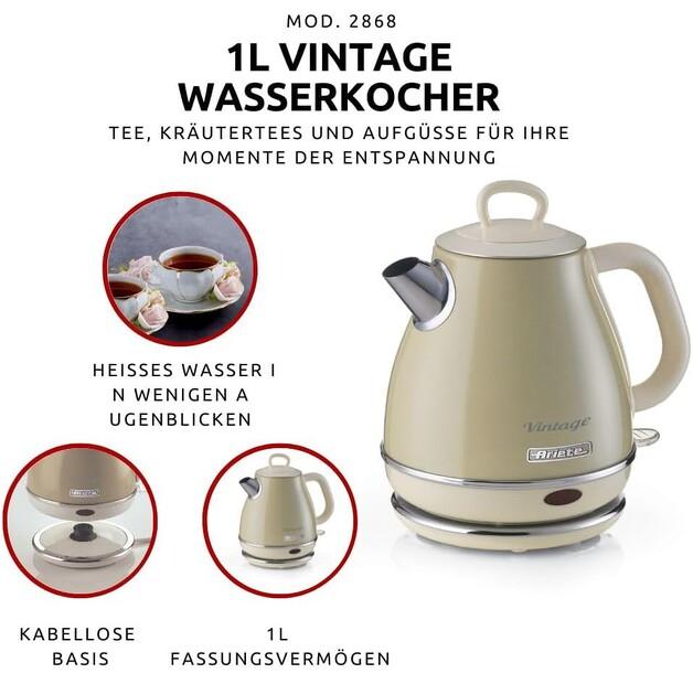 Чайник Ariete 2868CR Vintage beige