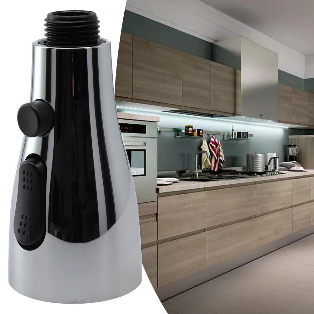 Plastic Water Tap Attachment 3 in 1 Spring Faucet Easy To Install Pull Out Faucet Replacement Part
