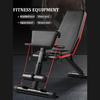 Household Indoor Fitness Equipment Workout Gym Exercise Training Tool Dumbbell Bench Sit Up Stool Fitness Black+Red