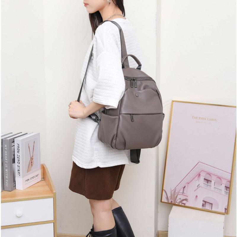 Рюкзак Модная женская сумка из натуральной кожи Легкий дорожный рюкзак Школьный рюкзак