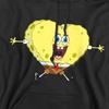 SpongeBob SquarePants Mens Heart-Shaped Sponge Valentine's Day Hoodie