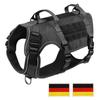 Тактическая военная шлейка для собак, прочный нейлоновый жилет для собак, шлейка с ручкой для дрессировки домашних животных средних и больших собак, немецкая овчарка
