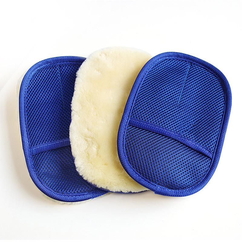 Варежка из искусственной шерсти для мытья автомобиля