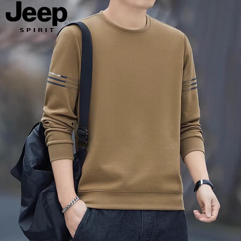 Мужской свитшот с круглым вырезом и длинными рукавами JEEP SPIRIT