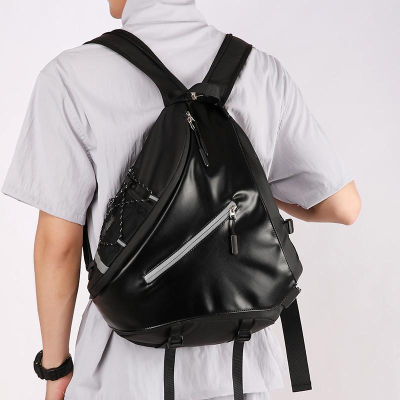 Minimalist Leather Mens Tactical Backpack With Antiload Strain For Daily Commuting