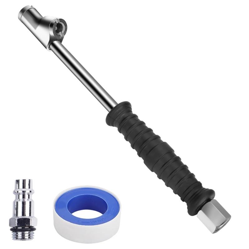 Воздушные патроны 2 в 1 с двойной головкой, нагнетательный инструмент для грузовиков, автомобилей, мотоциклов, быстрые заглушки с наружной резьбой NPT 1/4 дюйма