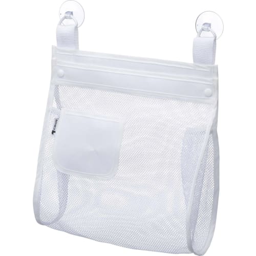 Yamazaki Industries Bath Toy Storage Bag, Square, White, 3367