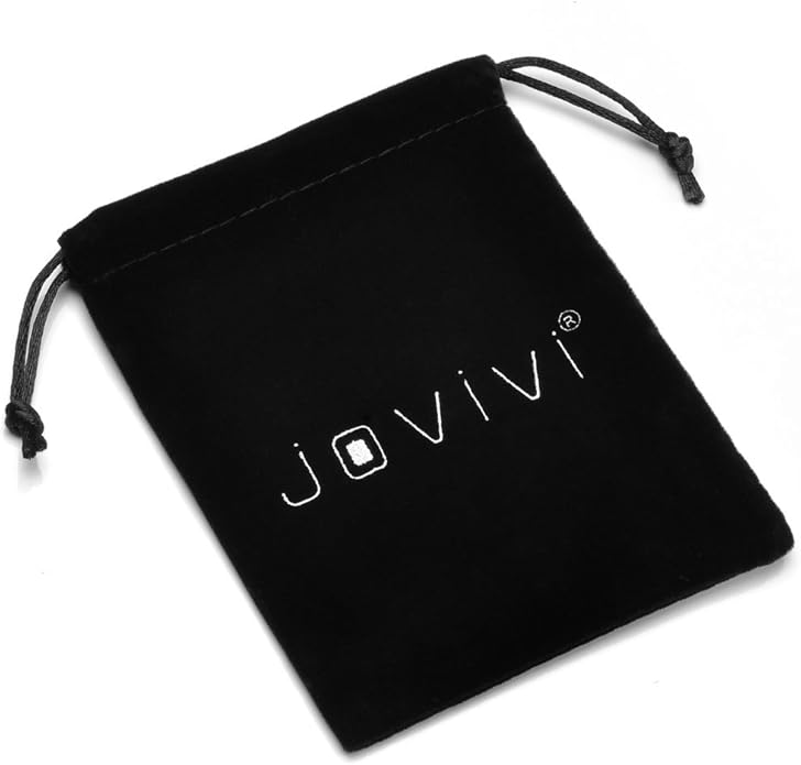 Jovivi Crystal Heart Glass Necklace for Mom Mother's Day Gift
